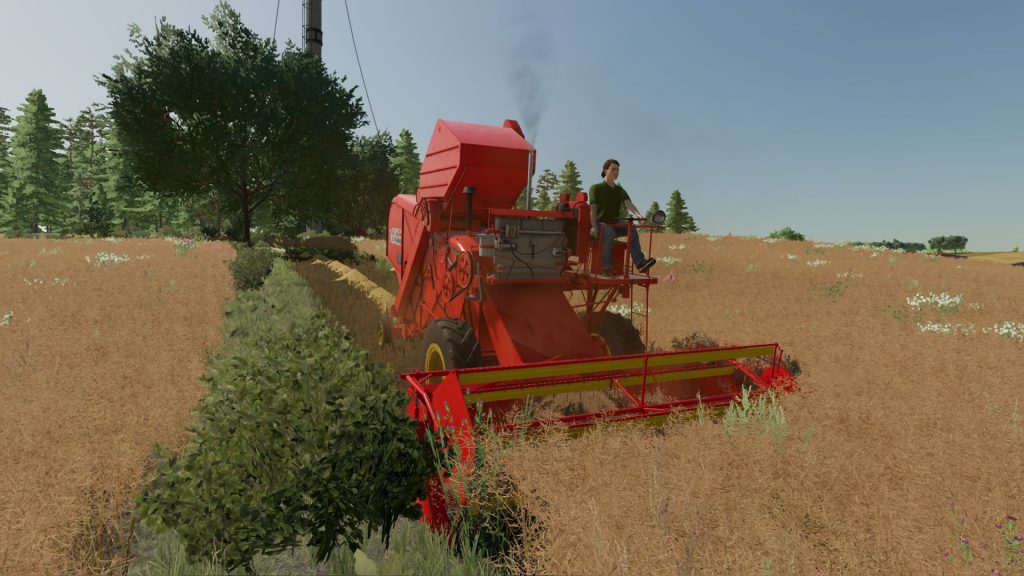 Vistula harvester in action